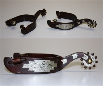 "KY" | Show Spurs | Brown Silver
